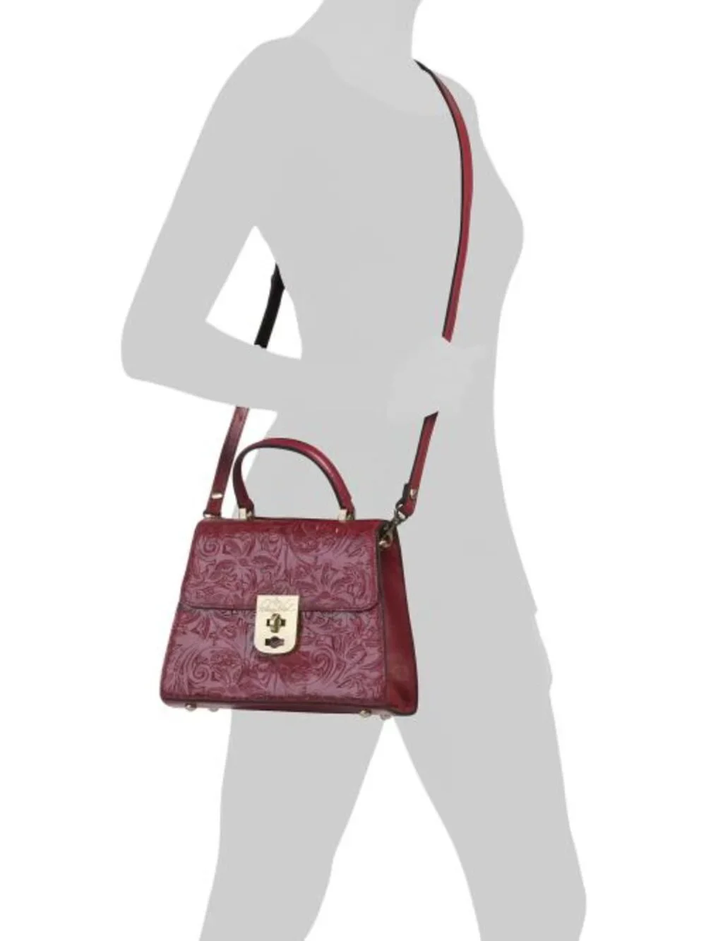 PATRICIA NASH Leather Chauny Satchel